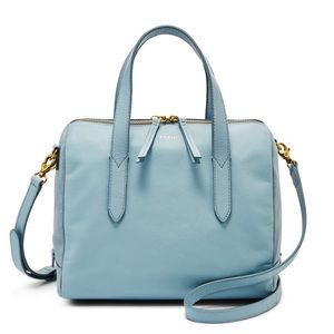 Fossil sydney satchel - Frosty Blue